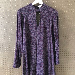 Urban Outfitters Cooperative purple keyhole dress